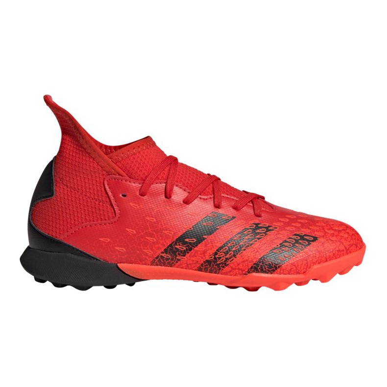 Adidas Predator Freak.3 Tf Jr FY6314 futballcipő sokszínű narancs és vörös