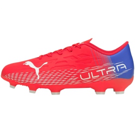 Puma Ultra 4.3 Fg Ag Jr 106538 01 futballcipő piros piros