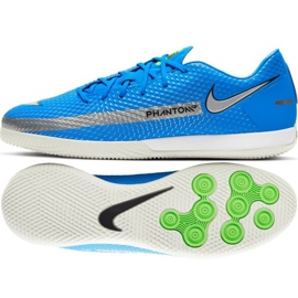 Nike Phantom Gt Academy Ic M CK8467 400 futballcipő sokszínű kék és sötétkék Nike Phantom Gt Academy Ic M CK8467 400 futballcipő sokszínű kék és sötétkék