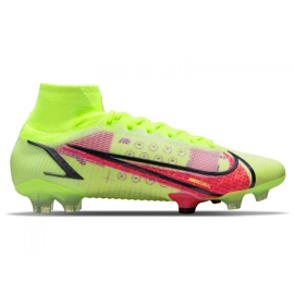 Nike Superfly 8 Elite Fg M CV0958-760 futballcipő zöld neon zöld