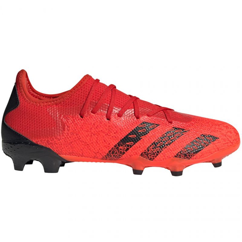 Adidas Predator Freak.3 L Fg M FY6289 futballcipő sokszínű narancs és vörös