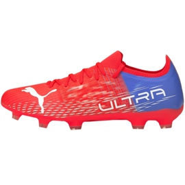 Futballcipő Puma Ultra 3.3 Fg Ag M 106523 01 piros narancs és vörös