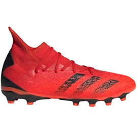 Adidas Predator Freak.3 Mg M FY6303 futballcipő sokszínű narancs és vörös
