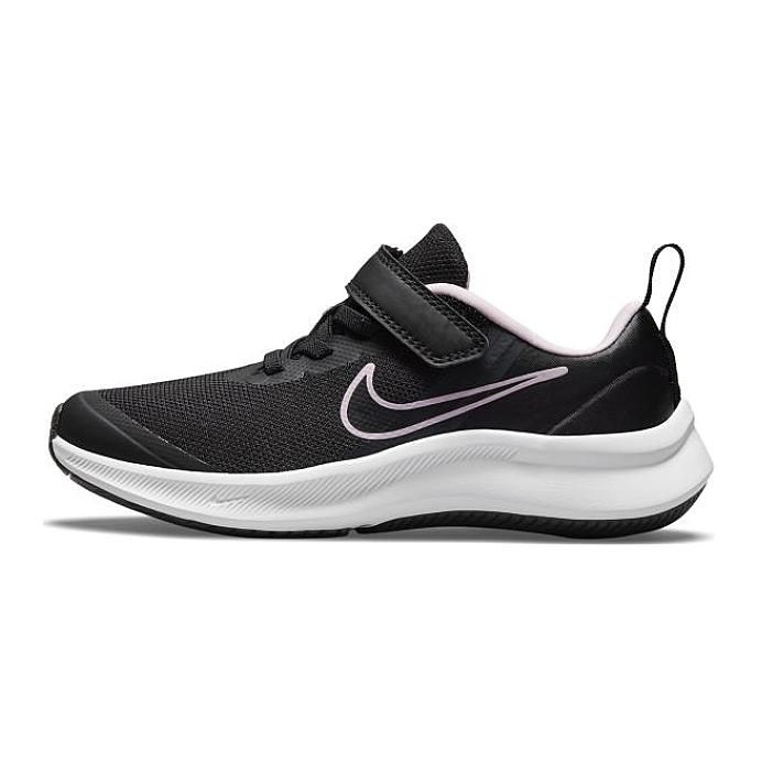 Nike Star Runner 3 (GS) Jr DA2776-002 cipő fekete rózsaszín Nike Star Runner 3 (GS) Jr DA2776-002 cipő fekete rózsaszín