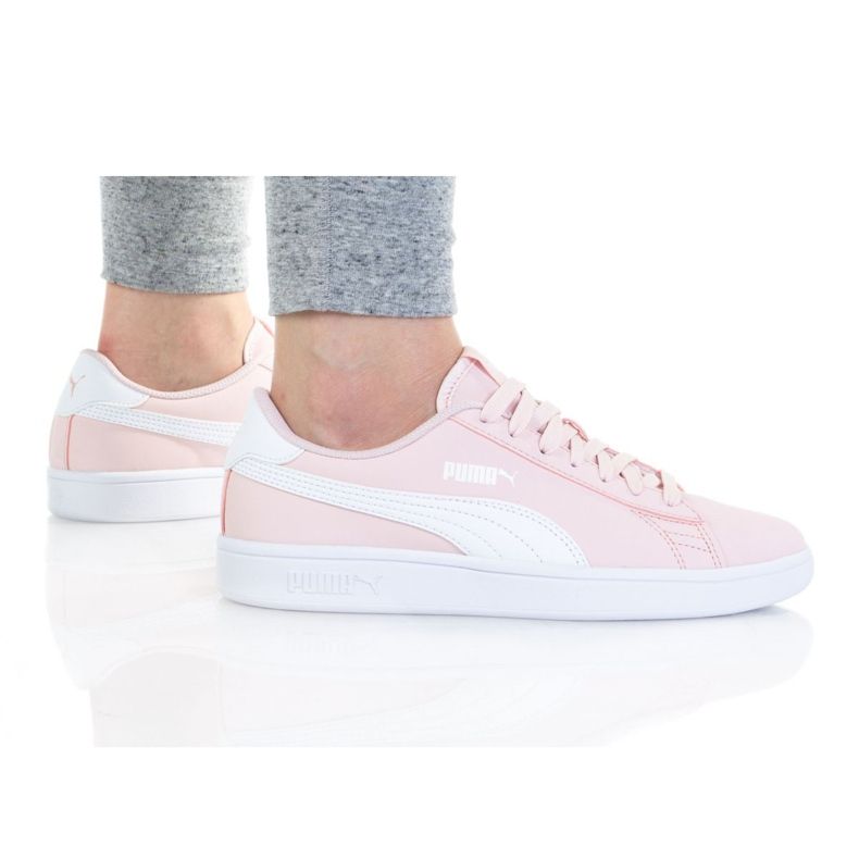 Puma Smash V2 Buck Jr 365182 35 cipő fekete rózsaszín