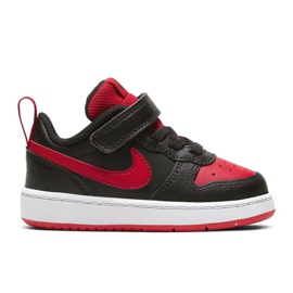 Nike Court Brough Low 2 (TDV) Jr BQ5453-007 cipő fekete