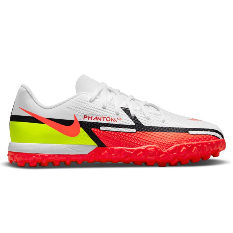 Nike Phantom GT2 Academy Tf Jr DC0817-167 futballcipő sokszínű fehér