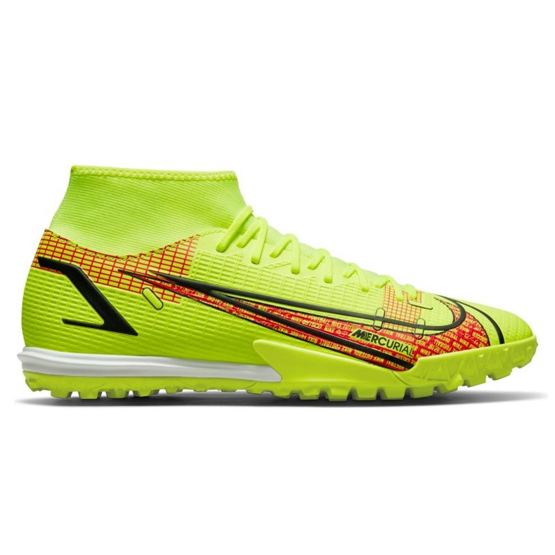Nike Superfly 8 Academy Tf M CV0953-760 futballcipő zöld zöld