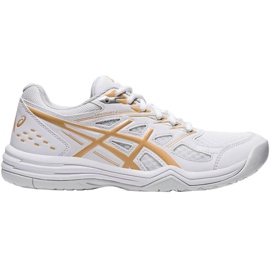 Asics Upcourt 4 W 1072A055 103 röplabda cipő fehér arany fehér