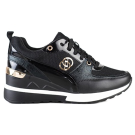 Evento Divatos ék cipők fekete Evento Divatos ék cipők fekete