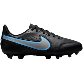 Nike Tiempo Legend 9 Academy FG / MG Jr DA1333-004 futballcipő fekete fekete