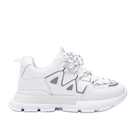 Fehér cipők fényvisszaverő Filua betétekkel