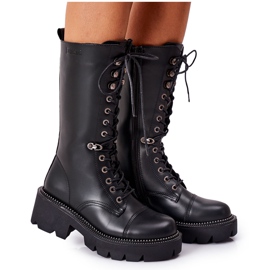 Meleg csizma Glany Big Star II274115 Fekete