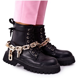 Magas stílusú fekete grál csizma