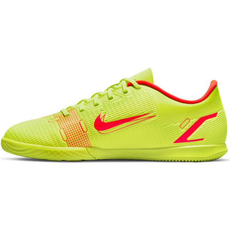Nike Mercurial Vapor 14 Club Ic Jr CV0826 760 futballcipő sárga zöld Nike Mercurial Vapor 14 Club Ic Jr CV0826 760 futballcipő sárga zöld