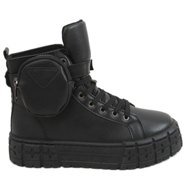 Fekete RE11P fekete cipők