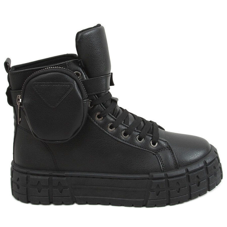 Fekete RE11P fekete cipők