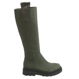 Női zöld lovaglócsizma QT27P Army Green
