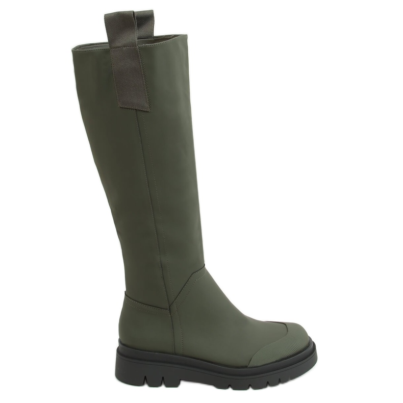 Női zöld lovaglócsizma QT27P Army Green