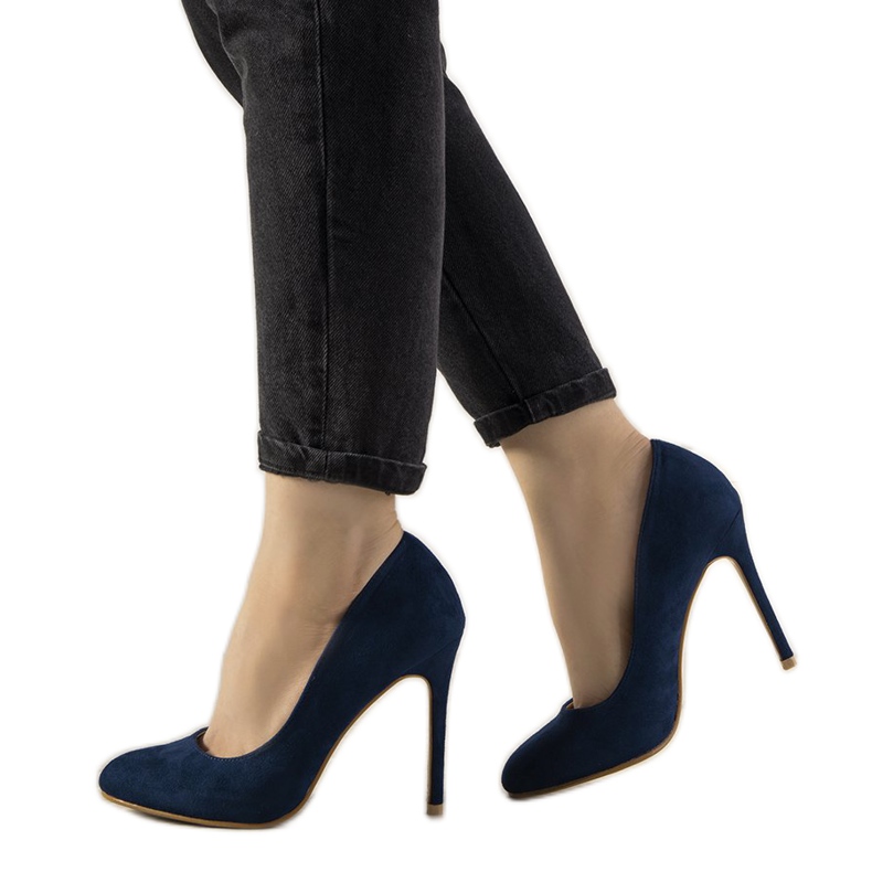 Navy blue szivattyúk a Dermeno sarkán kék