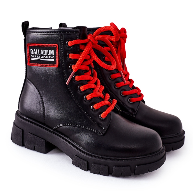 S.Barski Gyermek fekete meleg csizma Fincastle