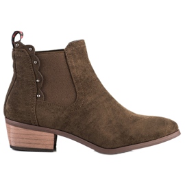 J. Star Barna csizma Egy Alacsony Postán J. Star Barna csizma Egy Alacsony Postán