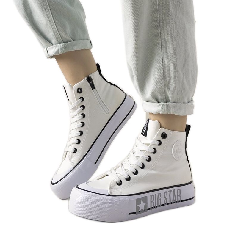 Balvin női Big Star cipők fehér