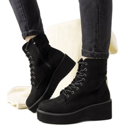 Fekete csizma magas Dexter talpon