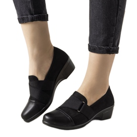 Fekete fűzős cipő Jobb