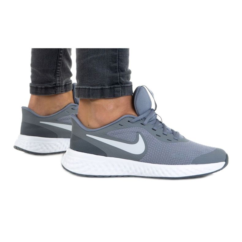 Nike Rebolution 5 (GS) W BQ5671-004 cipő szürke