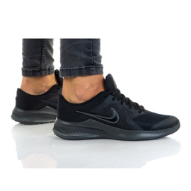 Nike Downshifter 11 (GS) W CZ3949-002 cipő fekete Nike Downshifter 11 (GS) W CZ3949-002 cipő fekete
