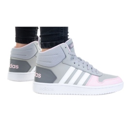 Adidas Hoops Mid 2.0 K GZ7772 cipő fekete