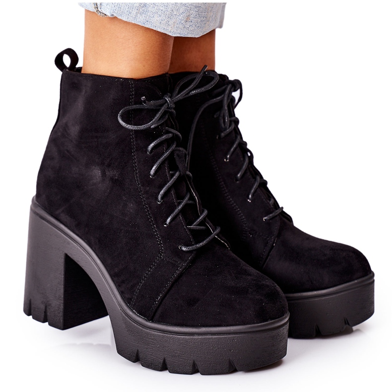 PS1 Meleg velúr csizma bárban fekete irányban