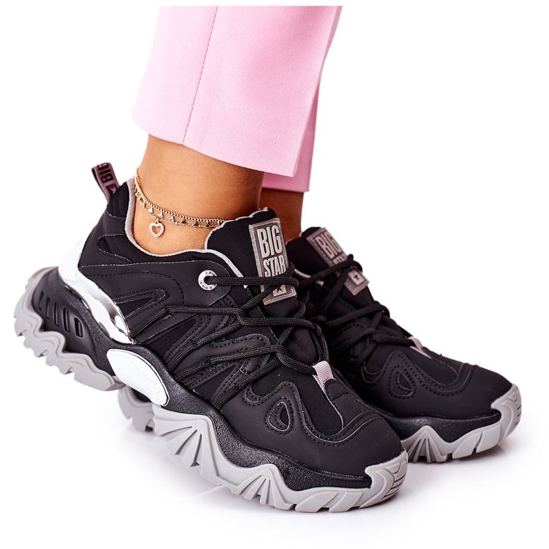 Női sportcipő Memory Foam Big Star II274089 Fekete