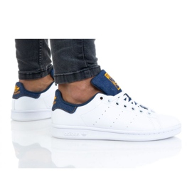 Adidas Stan Smith Jr GZ7359 cipő fehér kék Adidas Stan Smith Jr GZ7359 cipő fehér kék