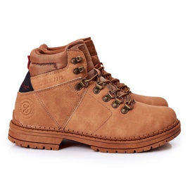 Férfi túracipő Cross Jeans EE1R4031C Camel barna