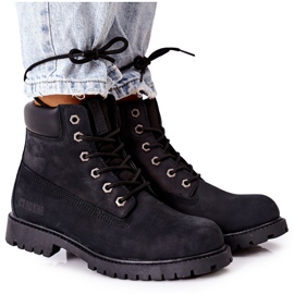 Női bőr túracipő Big Star II274446 Fekete Női bőr túracipő Big Star II274446 Fekete