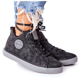 Bőr szigetelt cipők Big Star II274148 Fekete