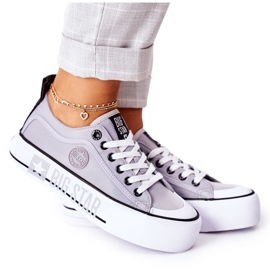 Cipők a Big Star II274023 szürke platformon Cipők a Big Star II274023 szürke platformon