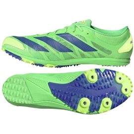 Adidas Adizero Xcs FZ2481 tüskés cipő zöld