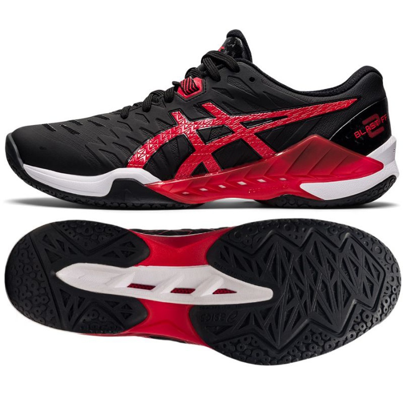 Kézilabda cipő Asics Blast Ff 2 M 1071A044 002 fekete fekete Kézilabda cipő Asics Blast Ff 2 M 1071A044 002 fekete fekete