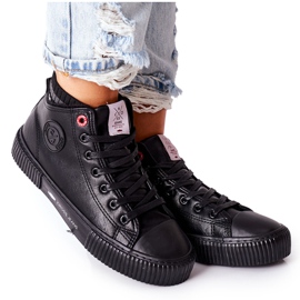 Női tornacipő Cross Jeans High Black II2R4021 fekete