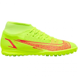 Nike Mercurial Superfly 8 Club Tf M CV0955 760 futballcipő sárga sárgák