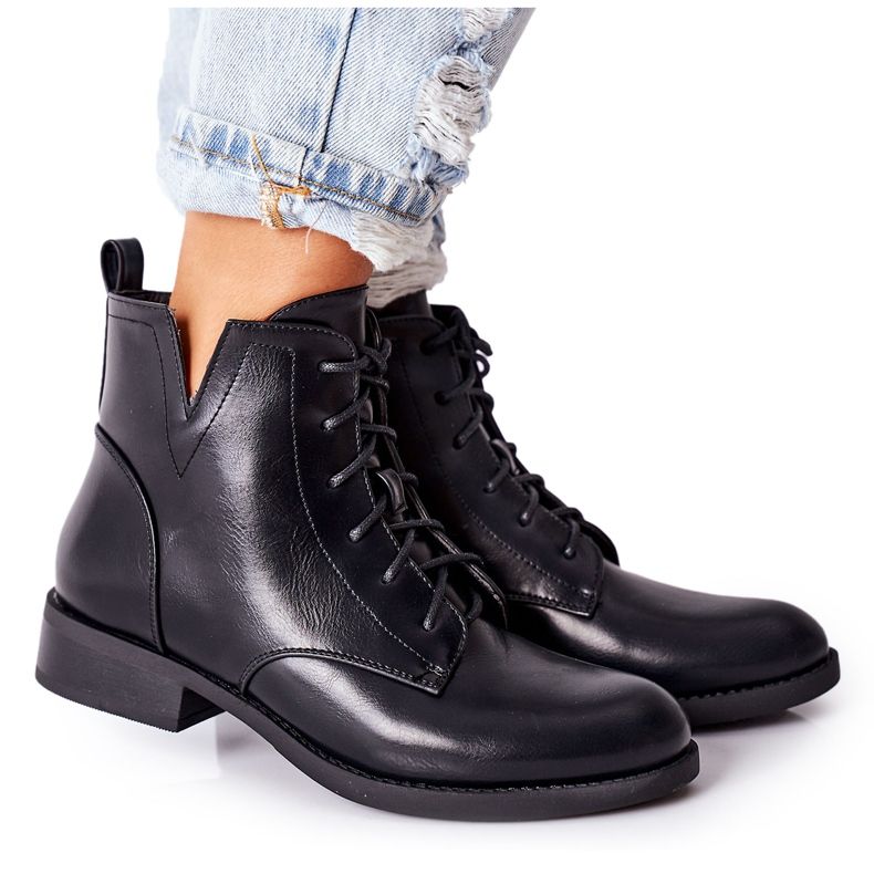 S.Barski Klasszikus női csizma Jodhpur S. Barski Bello fekete