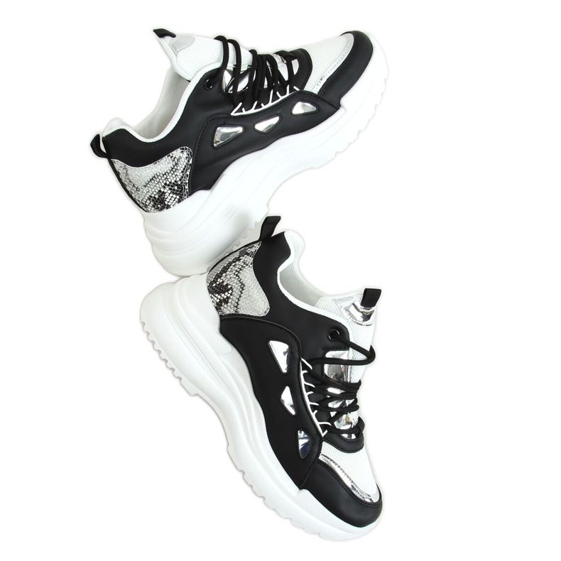 Fekete fekete sportcipő 3170 Fekete