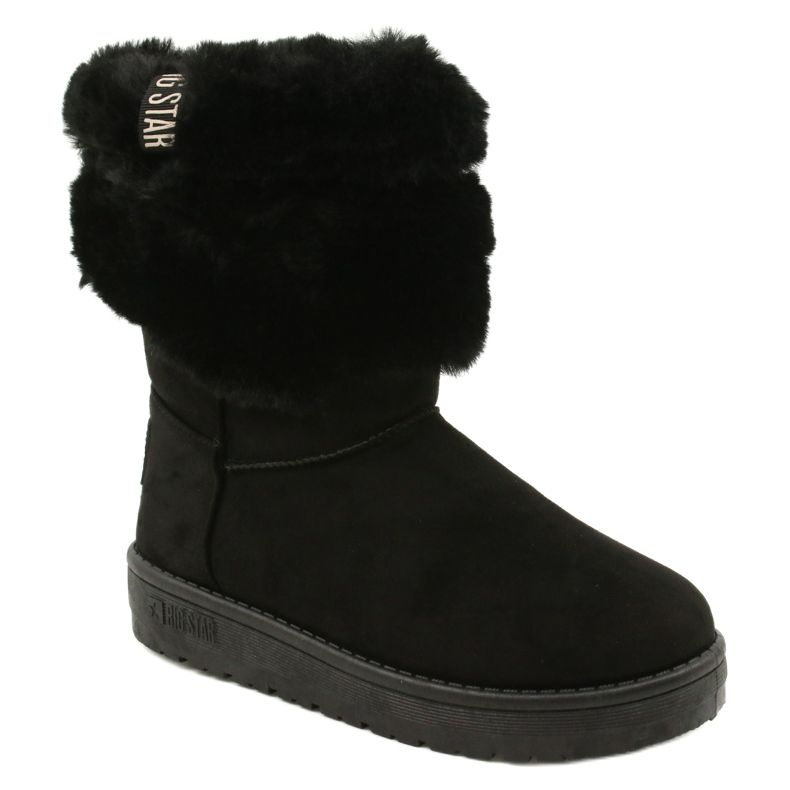 Big Star Női Mukluki melegített nagycsillag II274123 fekete