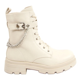 Munkavállalók láncokkal RQ381 Bézs