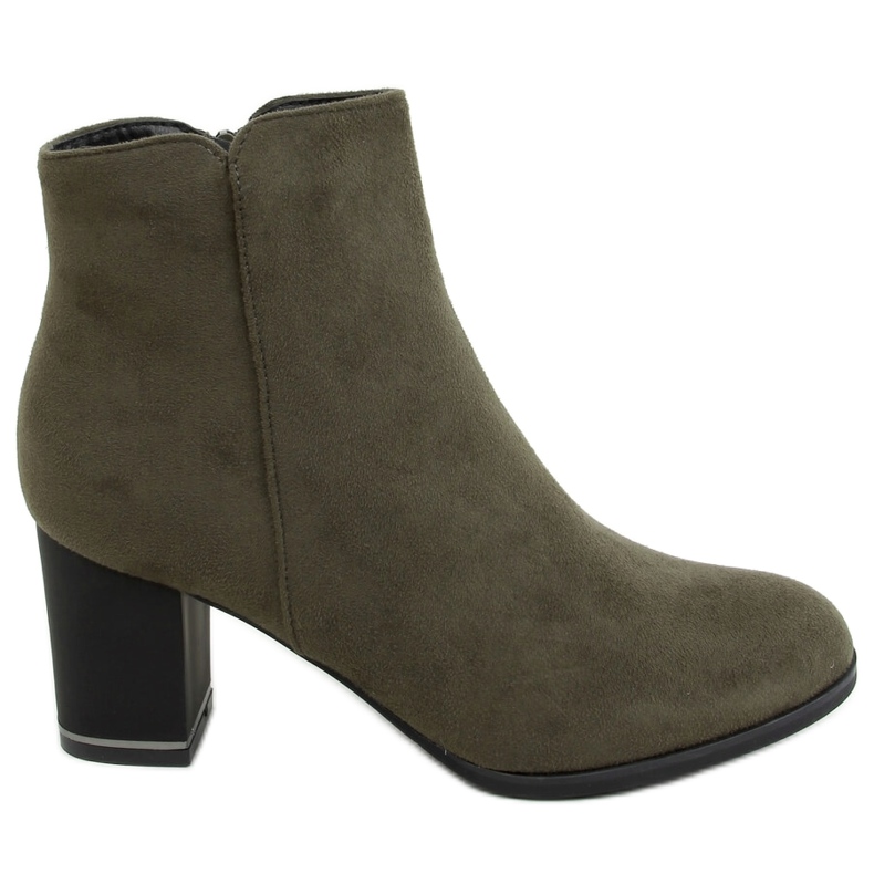 Zöld, alacsony sarkú csizma KL-718 Zöld