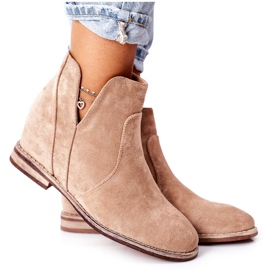 S.Barski Női csizma Wedge S. Barski Joiva Beige bézs S.Barski Női csizma Wedge S. Barski Joiva Beige bézs