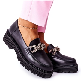 Női cipők Bőr cipők Fekete Laura Messi 2383 Női cipők Bőr cipők Fekete Laura Messi 2383